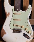 Fender Custom Shop 1960 Stratocaster Heavy Relic Aged Olympic White